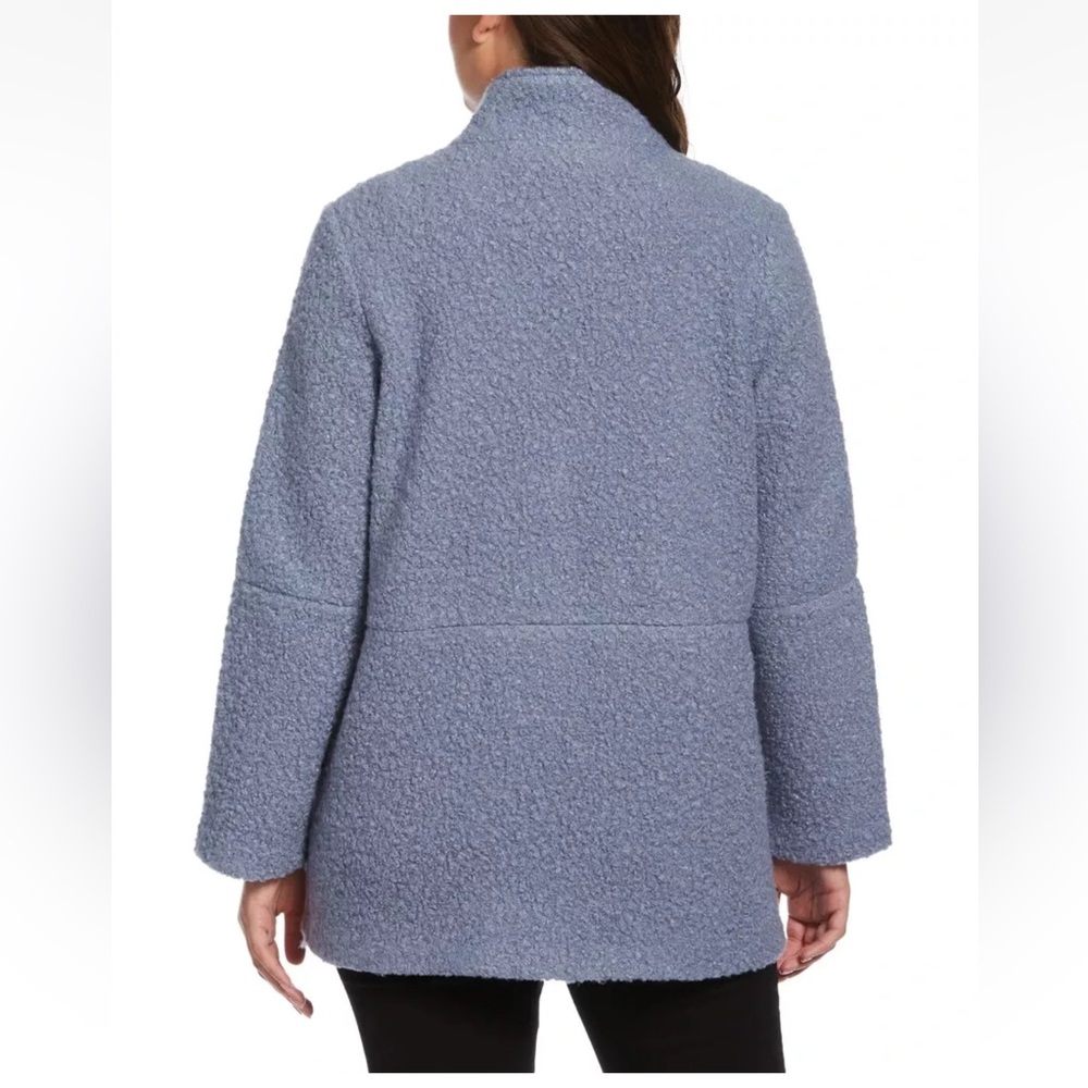 Small Rafaella Blue Teddy Coat - Picture 3 of 15